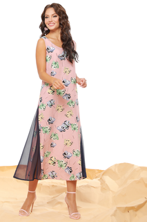 Платье женское DSTrend 138 розовое 50 RU