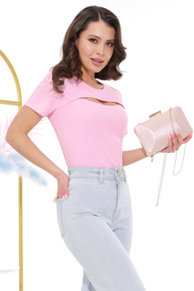 Блуза женская DSTrend Майя розовая 46 RU