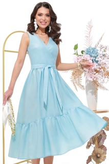 Платье женское DSTrend Идеальное лето синее 52 RU