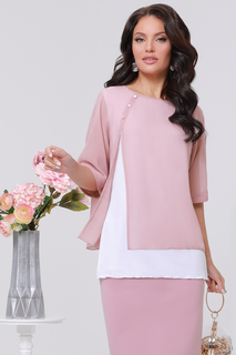 Блуза женская DSTrend Изабел розовая 44 RU