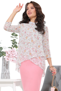 Блуза женская DSTrend Марта синяя 46 RU