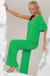 Костюм женский DSTrend 304 зеленый 46 RU