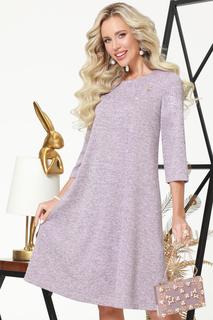 Платье женское DSTrend Особый взгляд фиолетовое 54 RU