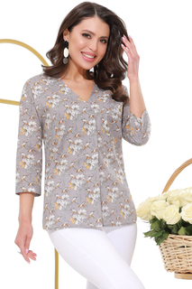 Блуза женская DSTrend Кэтрин бежевая 44 RU