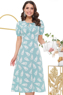 Платье женское DSTrend Триумф лета синее 52 RU