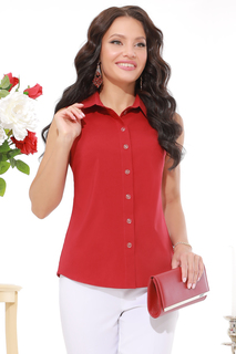 Блуза женская DSTrend Майли красная 52 RU