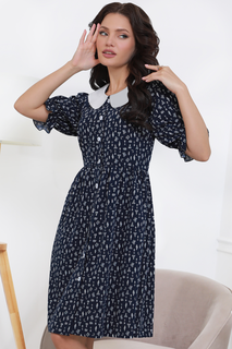 Платье женское DSTrend 101 синее 46 RU