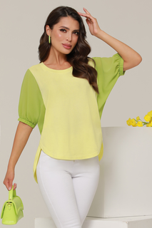 Блуза женская DSTrend 254 зеленая 50 RU