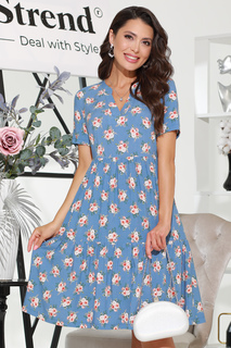 Платье женское DSTrend Наслаждаться мечтой серое 56 RU