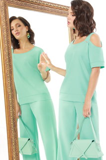 Костюм женский DSTrend 115 зеленый 54 RU