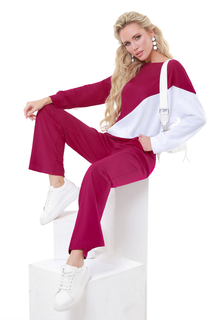 Костюм женский DSTrend Парный союз розовый 50 RU