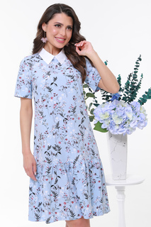 Платье женское DSTrend Таинственная незнакомка синее 48 RU