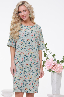 Платье женское DSTrend Хочу это платье зеленое 52 RU