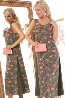 Платье женское DSTrend 138 зеленое 44 RU