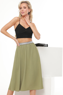 Юбка женская DSTrend Уникальный момент зеленая 48 RU