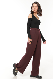 Брюки женские DSTrend История с обложки фиолетовые 44 RU