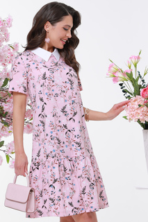 Платье женское DSTrend Таинственная незнакомка розовое 52 RU