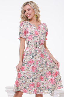 Платье женское DSTrend Лучшее лето разноцветное 52 RU