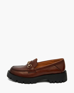 Лоферы женские Mascotte 58-322211-0109 коричневые 38 RU