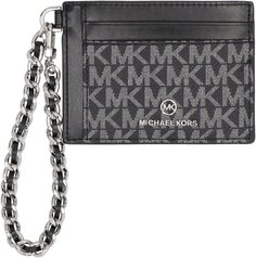 Визитница женская Michael Kors 34F2ST9D5O, черно-серый