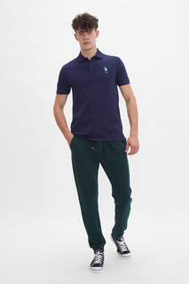Спортивные брюки мужские U.S. POLO Assn. G081SZ0OP0R-HEROLDSK20 зеленые XS