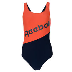 Купальник слитный Reebok для женщин, спортивный, L4_74035_RBK, синий, XS