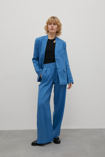 Брюки женские Finn Flare FSD11012 синие L