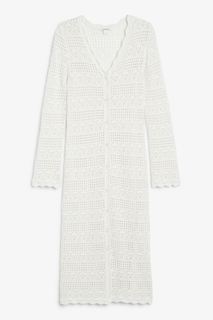 Платье женское Monki 1135697006 белое S (доставка из-за рубежа)