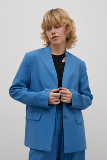 Жакет женский Finn Flare FSD11020 синий L