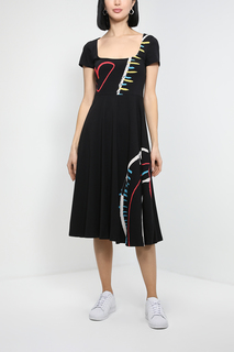 Платье женское Desigual 23SWVK12 черное L