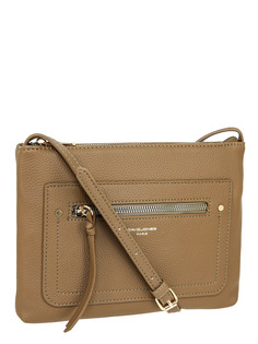 Сумка кросс-боди женская David Jones 6784CMDD, темно-бежевый