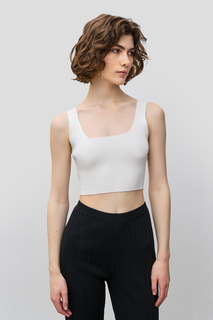 Топ женский Baon B2623014 белый M