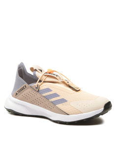 Кроссовки мужские Adidas Terrex Voyager 21 Slip-On HEAT.RDY Travel Shoes бежевые 46 EU