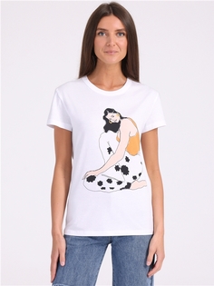 Футболка женская Апрель 1ЖДФК3350001 белая 88/164