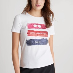 Футболка женская Karl Lagerfeld 102865 белая L