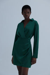 Платье женское Incity 1.1.2.23.01.44.06865 зеленое XS