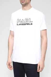 Футболка мужская Karl Lagerfeld 533221_755060 белая XL