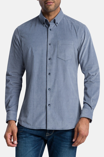 Рубашка мужская Pierre Cardin C6 41007 0090 синяя 2XL