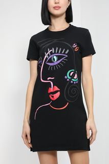 Платье женское Desigual 23SWVK89 черное S