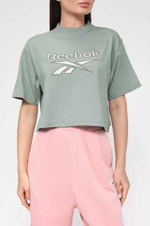 Футболка женская Reebok IC0193 зеленая XL
