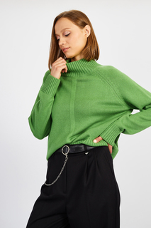 Свитер женский Baon B1322598 зеленый S