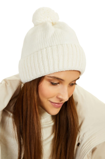Шапка женская Baon B341524 cold milk, р. 56