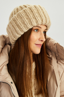 Шапка женская Baon B341540 oat milk, р. 56