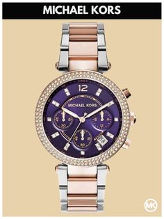 Наручные часы женские Michael Kors M6108K розовые/серебристые