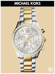 Наручные часы женские Michael Kors M6188K золотистые/серебристые