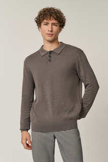 Джемпер мужской Baon B6323701 коричневый 4XL