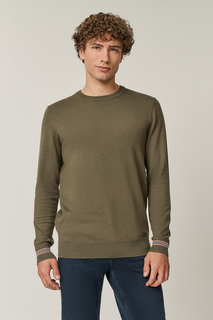 Джемпер мужской Baon B6322539 зеленый 3XL