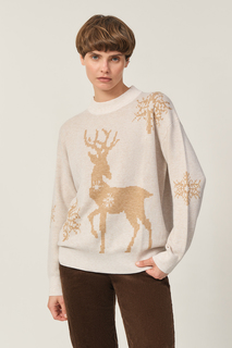 Джемпер женский Baon B1323563 бежевый XXL