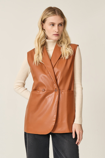 Жилет женский Baon B1523501 коричневый S