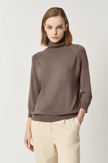 Водолазка женская Baon B2223701 коричневая XL